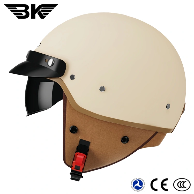 Casco mezzo viso retrò