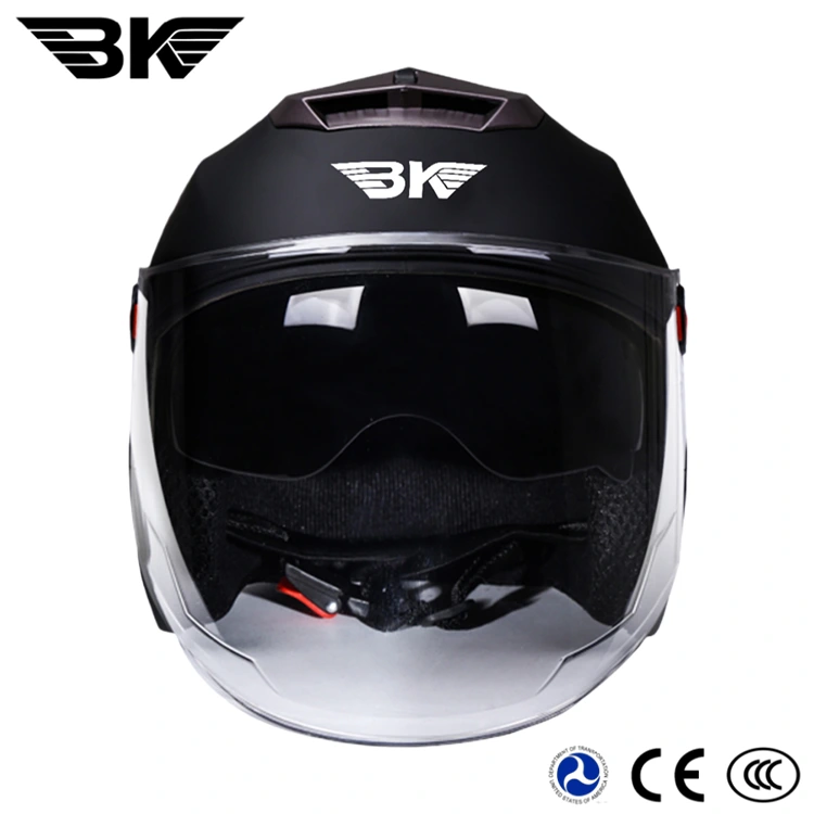 Caschi moto 3/4 unisex con visiera